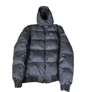 Blakely Original Puffer Coat Dark Gray/Black Mens Puffer Coat Size Medium